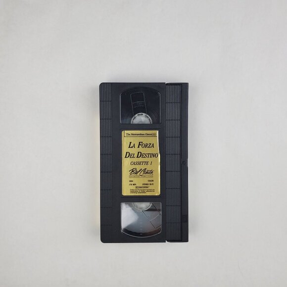 La Forza Del Destino: The Metropololitan Opera VHS 1980 - 2-Tape Set - Picture 9 of 10